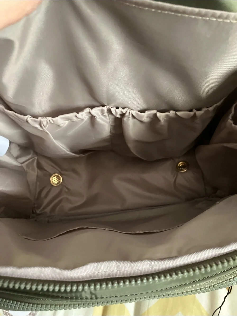Rachel Zoe Olive Green Baby Diaper Backpack